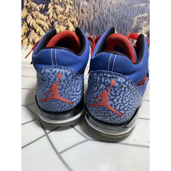 Nike Air Jordan Flight Club 80 Mens Basketball Shoes 599583-401 Blue Red 13 main image 5